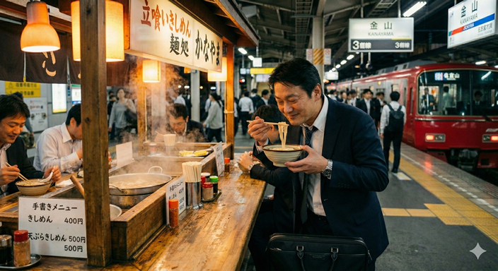 立ち食いきしめん